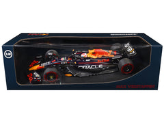 Red Bull Racing RB19 #1 Max Verstappen "Oracle" 2nd Place F1 Formula One Sprint Race "Qatar GP" (2023) with Driver Limited Edition to 480 pieces Worldwide 1/18 Diecast Model Car by Minichamps - View 3