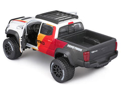 2023 Toyota Tacoma TRD PRO Off Road Pickup Truck White with Graphics and Roof Rack "Maisto Design" Series 1/27 Diecast Model Car Maisto - View 3