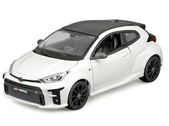 2021 Toyota GR Yaris White with Carbon Top "Special Edition" Series 1/24 Diecast Model Car by Maisto - View 2