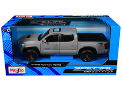 2023 Toyota Tacoma TRD PRO Pickup Truck Gray with Sunroof "Special Edition" Series 1/27 Diecast Model Car by Maisto - View 1
