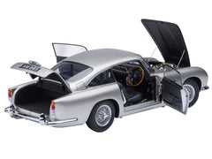 Aston Martin DB5 RHD (Right Hand Drive) Birch Silver 1/18 Model Car by Autoart - View 2