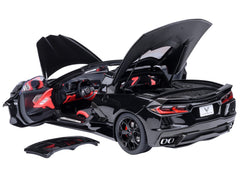 2020 Chevrolet Corvette C8 Stingray Black 1/18 Model Car by Autoart - View 2