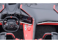 2020 Chevrolet Corvette C8 Stingray Black 1/18 Model Car by Autoart - View 4