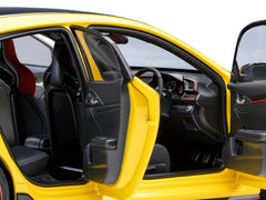 2021 Honda Civic Type R (FK8) RHD (Right Hand Drive) Sunlight Yellow Limited Edition 1/18 Model Car by Autoart - View 2