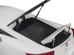 Lexus LFA Whitest White with Red and Black Interior 1/18 Model Car by Autoart - View 4