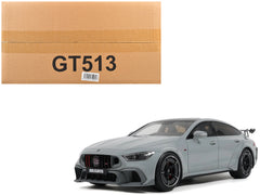 2024 Brabus Rocket 1000 Nardo Gray with Black Top 1/18 Model Car by GT Spirit - View 1