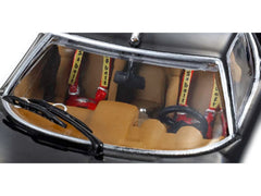 Lamborghini Miura SVR Black with Gold Accents and Wheels 1/43 Diecast Model Car by Kyosho - View 2