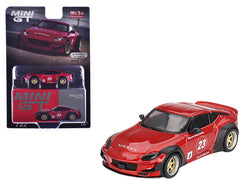 Nissan Z "Pandem" #23 Passion Red Metallic Limited Edition to 6600 pieces Worldwide 1/64 Diecast Model Car by Mini GT - View 1