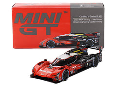 Cadillac V-Series.R #31 Jack Aitken - Pipo Derani - Alexander Sims "Whelen Engineering Racing" Winner IMSA "12 Hours of Sebring" (2023) Limited Edition to 5400 pieces Worldwide 1/64 Diecast Model Car by Mini GT - View 4