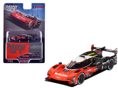 Cadillac V-Series.R #31 Jack Aitken - Pipo Derani - Alexander Sims "Whelen Engineering Racing" Winner IMSA "12 Hours of Sebring" (2023) Limited Edition to 5400 pieces Worldwide 1/64 Diecast Model Car by Mini GT - View 1