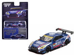 Nissan GT-R NISMO GT3 #56 Joao Paulo de Oliveira - Teppei Natori "REALIZE Nissan Mechanic Challenge GT-R" "Super GT Series" (2023) Limited Edition 1/64 Diecast Model Car by Mini GT - View 1