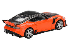 Nissan Z VeilSide FFZ400 Orange with Black Top Limited Edition 1/64 Diecast Model Car by Mini GT - View 3