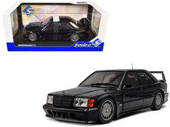 Mercedes Benz 190 Evolution II (W201) "Solido Works" Black 1/18 Diecast Model Car by Solido - View 1