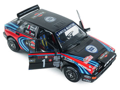 Lancia Delta HF Integrale #1 A. Sacco - A. Ollero "Miki Biasion Martini Racing Rallye Monte Carlo 1990 Tribute" FIA Historic Rally (2026) "Competition" Series 1/18 Diecast Model Car by Solido - View 2