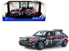 Lancia Delta HF Integrale #1 A. Sacco - A. Ollero "Miki Biasion Martini Racing Rallye Monte Carlo 1990 Tribute" FIA Historic Rally (2026) "Competition" Series 1/18 Diecast Model Car by Solido - View 1