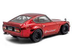 Datsun Pandem 240Z Red Metallic 1/43 Diecast Model Car by Solido - View 3