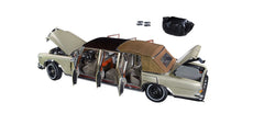 1965-1981 Mercedes Benz 600 Pullman (W100) Landaulet Limousine Convertible with Functional Softtop Gold Limited Edition to 800 pieces Worldwide 1/18 Diecast Model Car by CMC - View 5