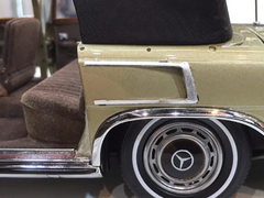 1965-1981 Mercedes Benz 600 Pullman (W100) Landaulet Limousine Convertible with Functional Softtop Gold Limited Edition to 800 pieces Worldwide 1/18 Diecast Model Car by CMC - View 9