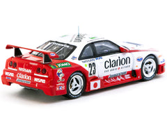 Nissan NISMO GT-R LM #23 Kazuyoshi Hoshino - Toshio Suzuki - Masahiko Kageyama "Presentation" "24 Hours of Le Mans" (1995) "Hobby64" Series 1/64 Diecast Model Car by Tarmac Works - View 3