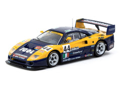 Ferrari F40 GTE #44 Luciano Della Noce - Anders Olofsson - Carl Rosenblad "24 Hours of Le Mans" (1996) "Hobby64" Series 1/64 Diecast Model Car by Tarmac Works - View 2