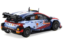 Hyundai i20 N Rally1 Hybrid #11 Thierry Neuville - Martijn Wydaeghe Winner "Rallye Monte-Carlo" (2024) "Hobby64" Series 1/64 Diecast Model by Tarmac Works - View 3