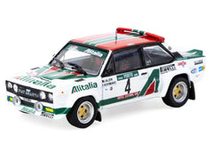 FIAT 131 ABARTH Rally #4 Markku Alen - Ilkka Kivimaki Winner "Rallye de Portugal - Vinho do Porto" (1978) "Hobby64" Series 1/64 Diecast Model Car by Tarmac Works - View 2