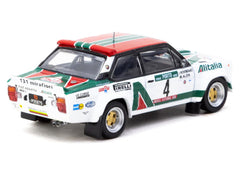 FIAT 131 ABARTH Rally #4 Markku Alen - Ilkka Kivimaki Winner "Rallye de Portugal - Vinho do Porto" (1978) "Hobby64" Series 1/64 Diecast Model Car by Tarmac Works - View 3