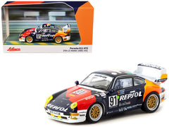 Porsche 911 GT2 #91 Tomas Saldana - Miguel Angel de Castro - Prince Alfonso de Orleans-Borbon "Kremer Racing - Repsol" "24 Hours of Le Mans" (1995) "Collab64" Series 1/64 Diecast Model Car by Schuco & Tarmac Works - View 1