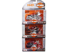 Harley-Davidson Motorcycles 6 piece Set Series 42 1/18 Diecast Motorcycle Models by Maisto - View 3
