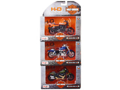 Harley-Davidson Motorcycles 6 piece Set Series 42 1/18 Diecast Motorcycle Models by Maisto - View 2