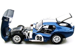 1965 Shelby Cobra Daytona Coupe #98 Blue 1/18 Diecast Model Car by Shelby Collectibles - View 3