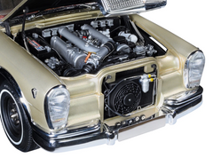 1965-1981 Mercedes Benz 600 Pullman (W100) Landaulet Limousine Convertible with Functional Softtop Gold Limited Edition to 800 pieces Worldwide 1/18 Diecast Model Car by CMC - View 6